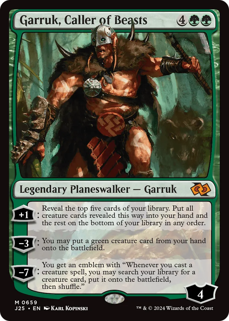 Garruk, Caller of Beasts — Foundations Jumpstart — Magic: The Gathering