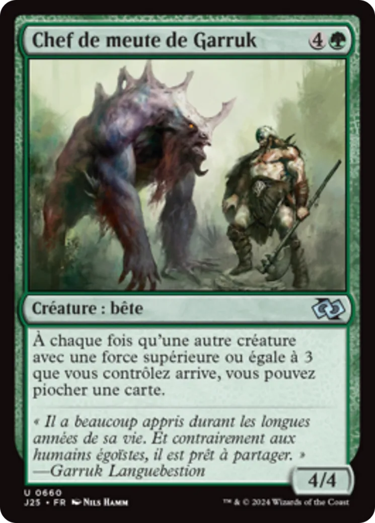 Chef de meute de Garruk — Foundations Jumpstart — Magic: The Gathering
