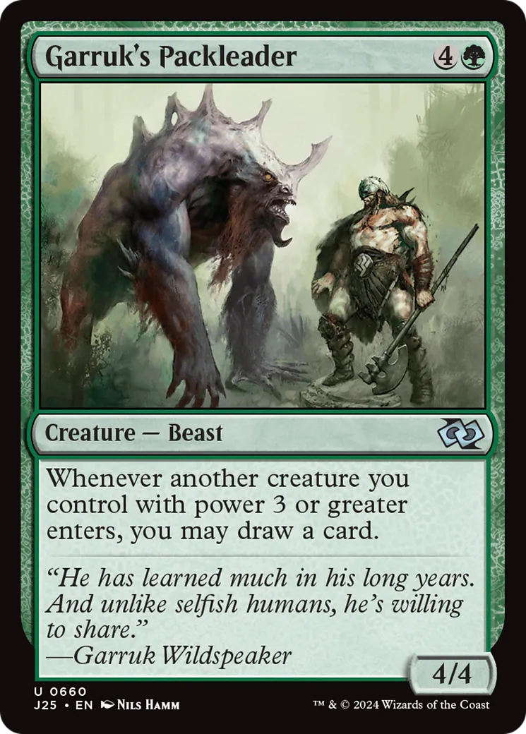 Garruk's Packleader — Foundations Jumpstart — Magic: The Gathering
