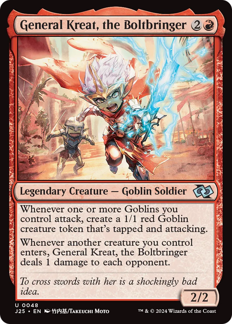 General Kreat, the Boltbringer — Foundations Jumpstart — Magic: The Gathering