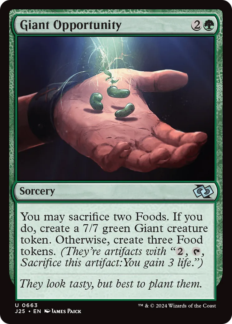 Giant Opportunity — Foundations Jumpstart — Magic: The Gathering