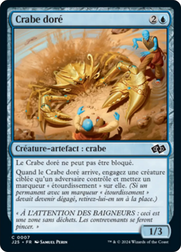 Crabe doré — Foundations Jumpstart — Magic: The Gathering