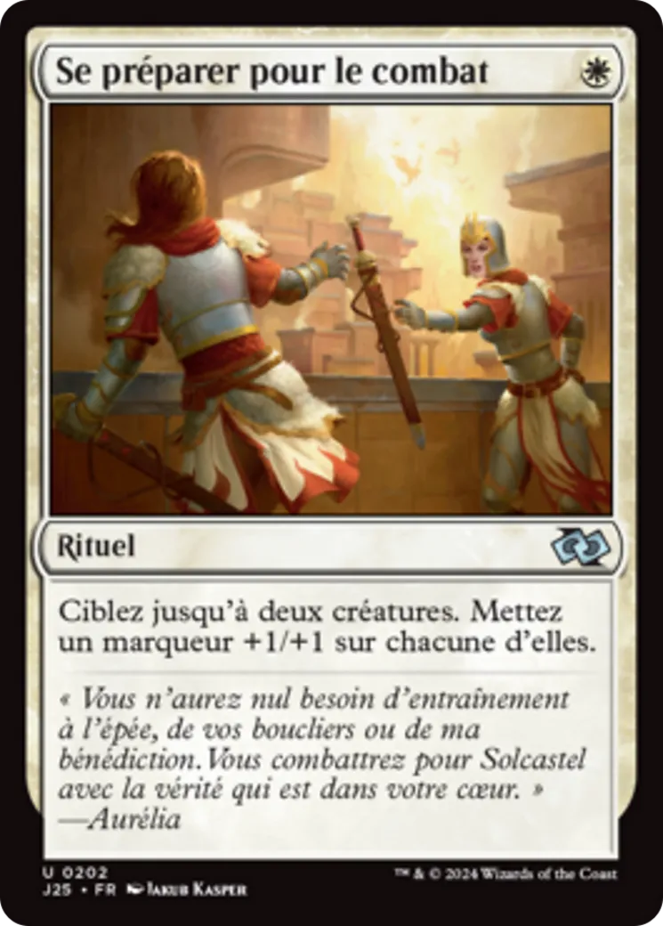 Se préparer pour le combat — Foundations Jumpstart — Magic: The Gathering
