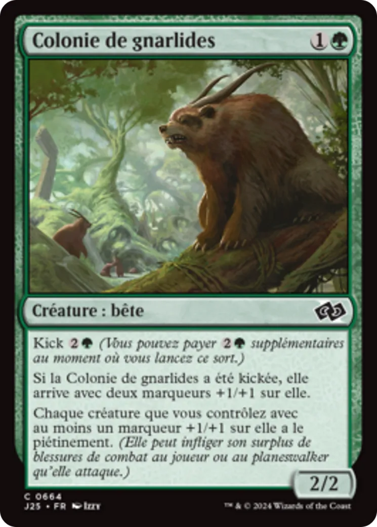 Colonie de gnarlides — Foundations Jumpstart — Magic: The Gathering