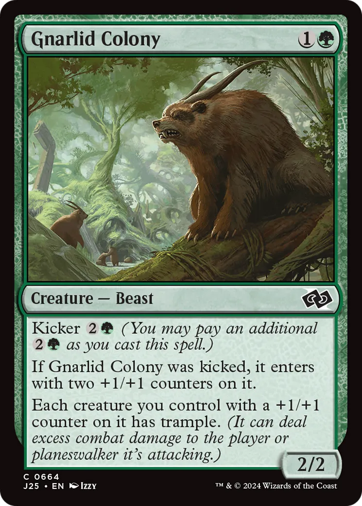 Colonie de gnarlides — Foundations Jumpstart — Magic: The Gathering