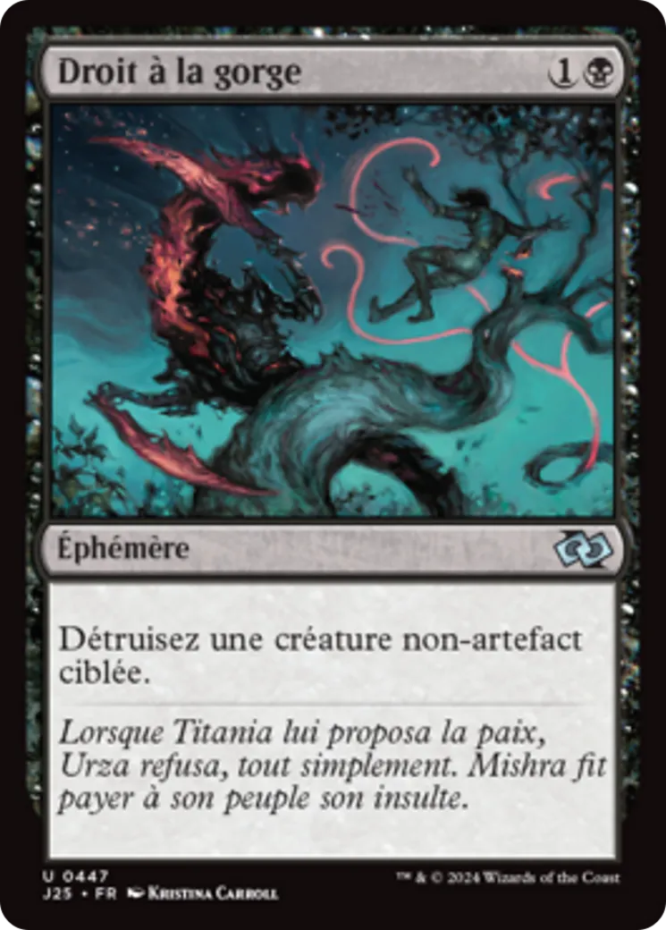 Droit à la gorge — Foundations Jumpstart — Magic: The Gathering