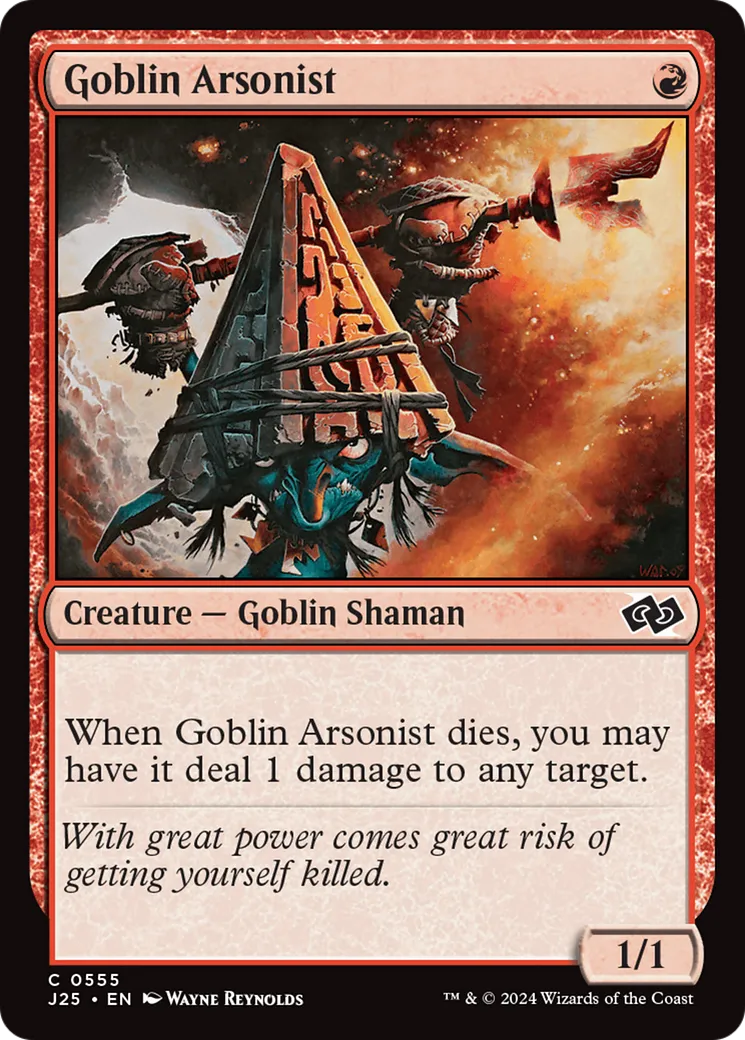 Goblin Arsonist — Foundations Jumpstart — Magic: The Gathering
