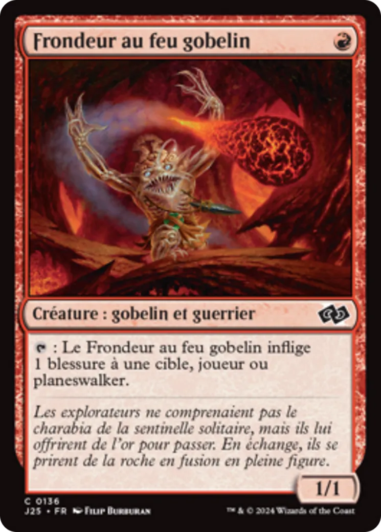 Frondeur au feu gobelin — Foundations Jumpstart — Magic: The Gathering