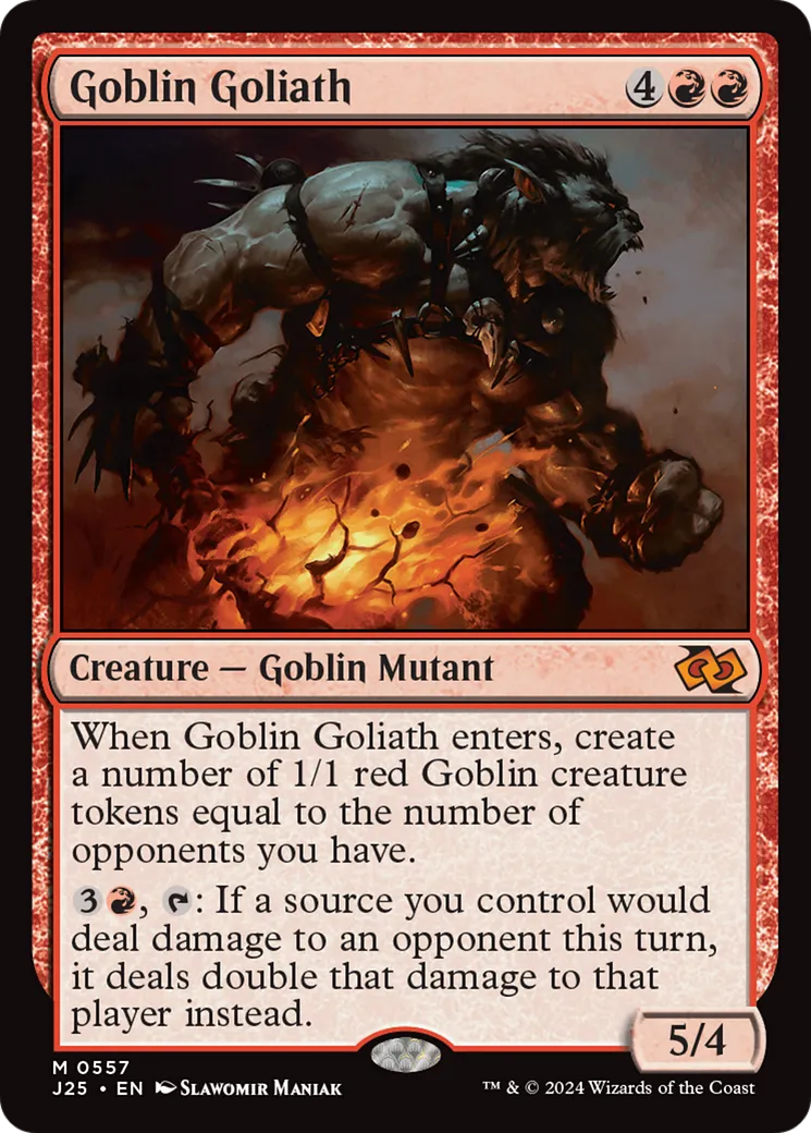Goliath gobelin — Foundations Jumpstart — Magic: The Gathering