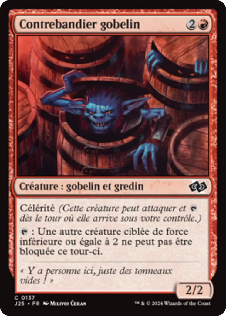 Contrebandier gobelin — Foundations Jumpstart — Magic: The Gathering