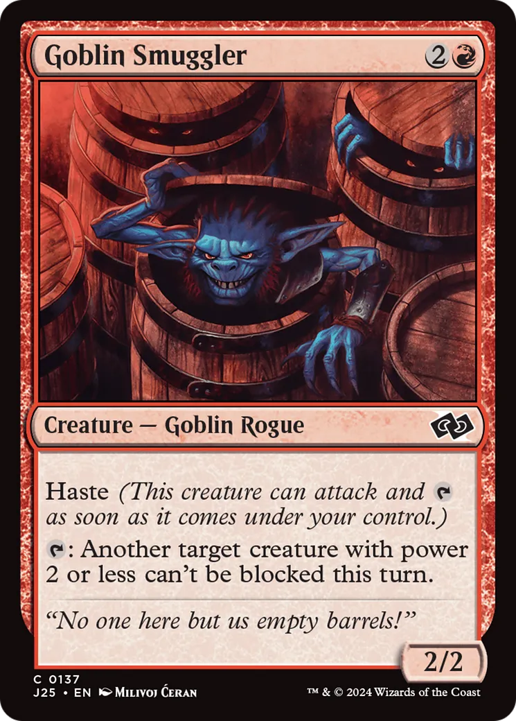 Contrebandier gobelin — Foundations Jumpstart — Magic: The Gathering