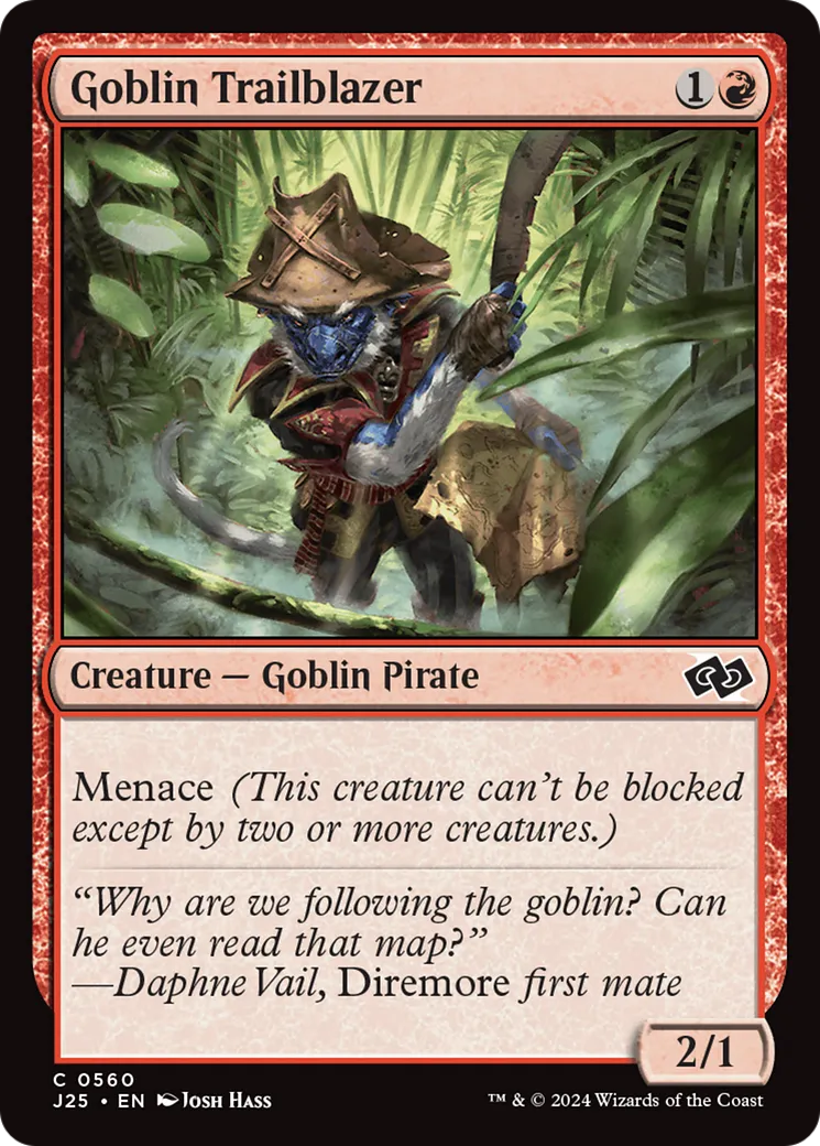 Goblin Trailblazer from Foundations Jumpstart - Magic: The Gathering