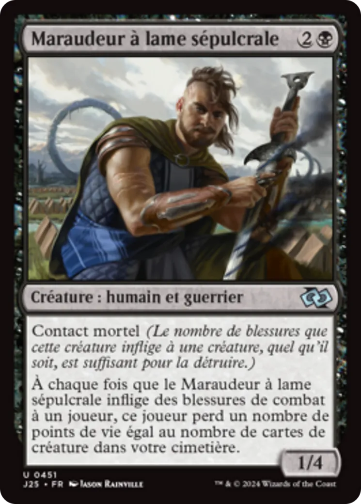 Maraudeur à lame sépulcrale — Foundations Jumpstart — Magic: The Gathering
