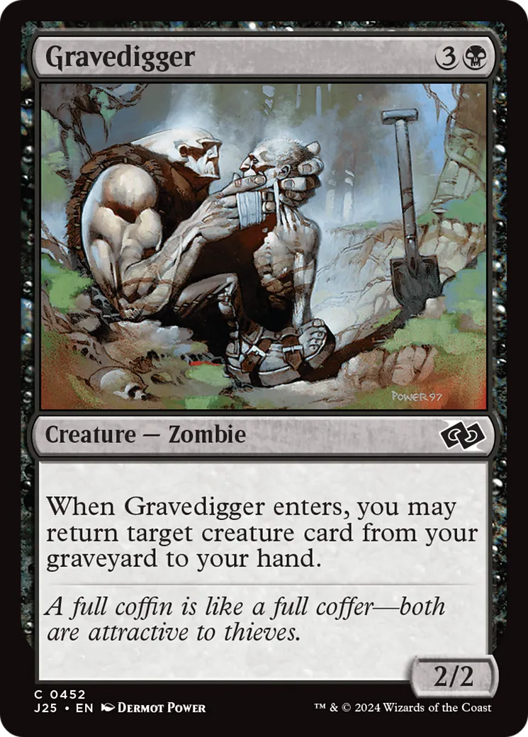 Gravedigger — Foundations Jumpstart — Magic: The Gathering