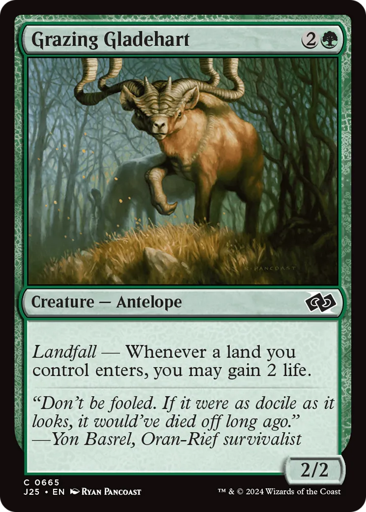 Grazing Gladehart from Foundations Jumpstart - Magic: The Gathering