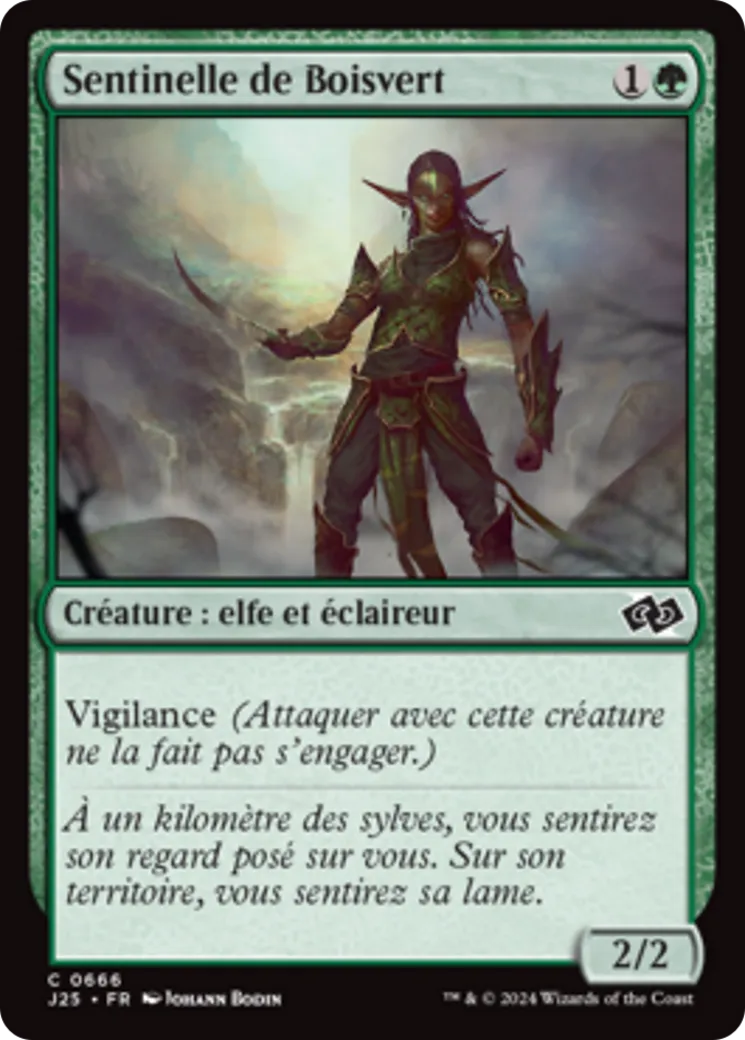 Sentinelle de Boisvert — Foundations Jumpstart — Magic: The Gathering