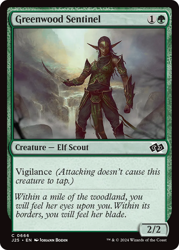 Sentinelle de Boisvert — Foundations Jumpstart — Magic: The Gathering
