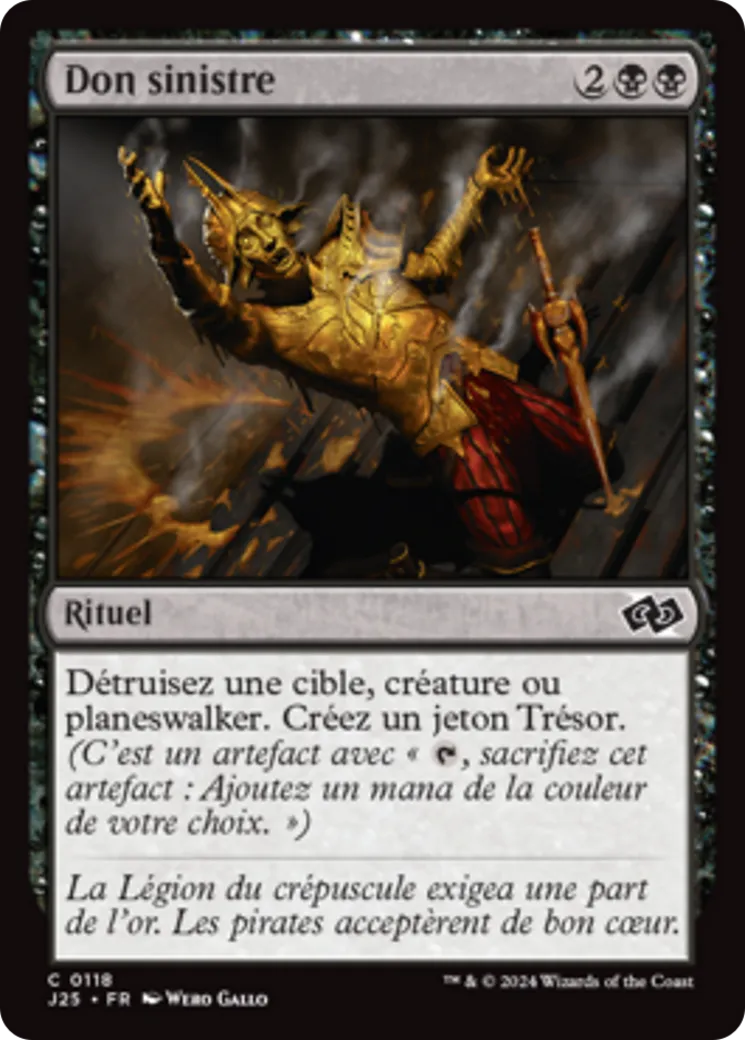 Don sinistre — Foundations Jumpstart — Magic: The Gathering