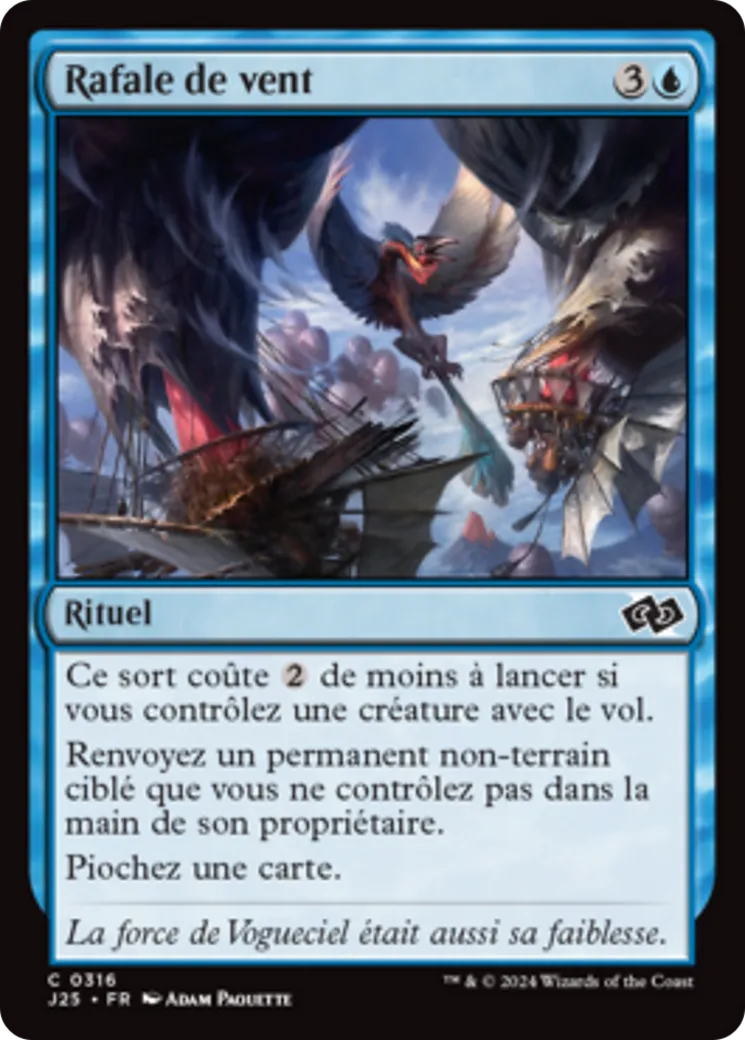 Rafale de vent — Foundations Jumpstart — Magic: The Gathering