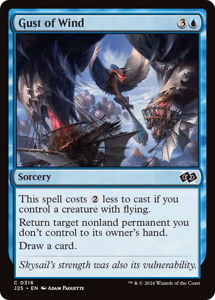 Gust of Wind — Foundations Jumpstart — Magic: The Gathering