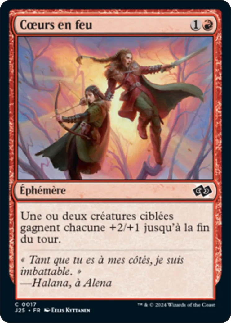Cœurs en feu — Foundations Jumpstart — Magic: The Gathering