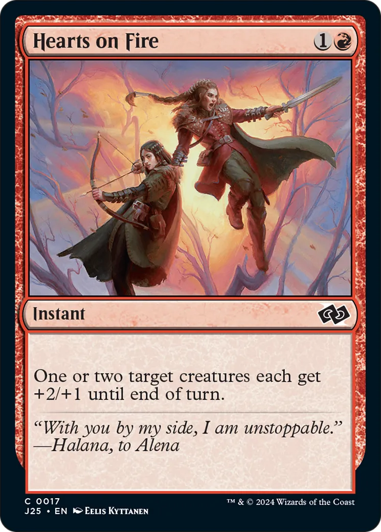 Hearts on Fire — Foundations Jumpstart — Magic: The Gathering