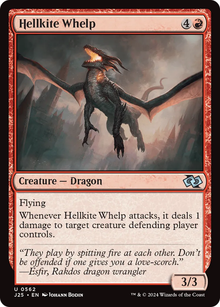 Dragonnet escouflenfer — Foundations Jumpstart — Magic: The Gathering