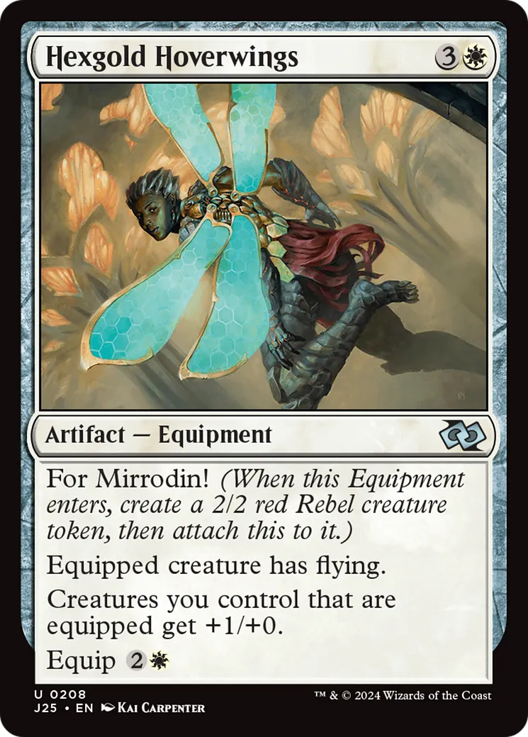 Hexgold Hoverwings — Foundations Jumpstart — Magic: The Gathering