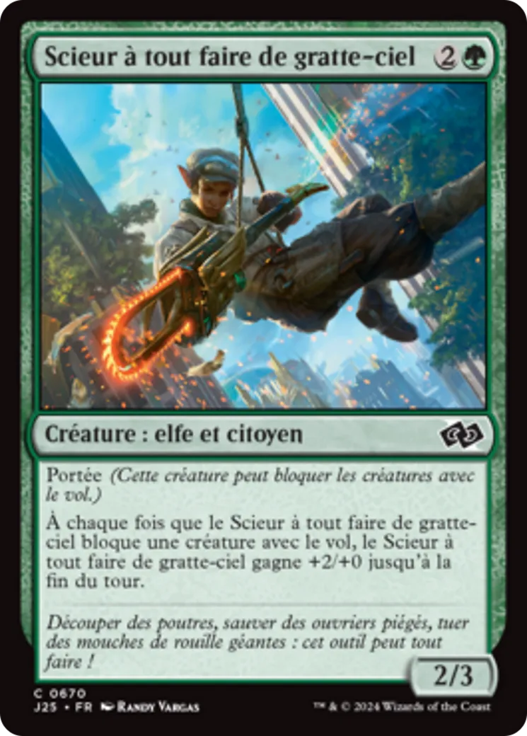 Scieur à tout faire de gratte-ciel — Foundations Jumpstart — Magic: The Gathering