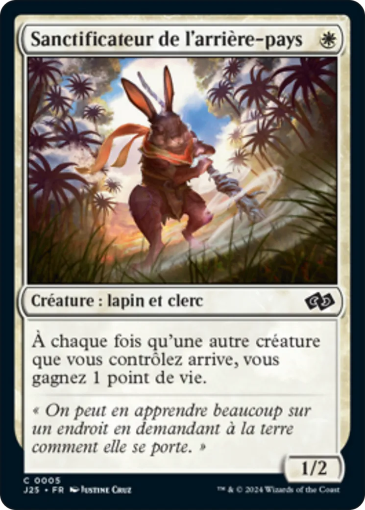 Sanctificateur de l'arrière-pays — Foundations Jumpstart — Magic: The Gathering