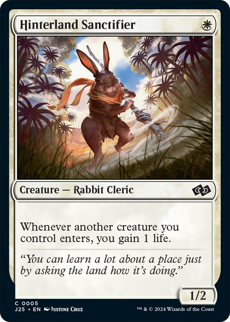 Hinterland Sanctifier — Foundations Jumpstart — Magic: The Gathering