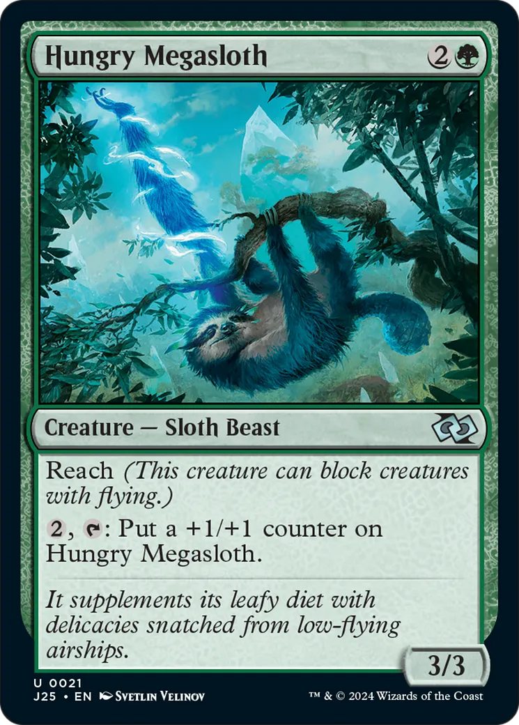 Hungry Megasloth — Foundations Jumpstart — Magic: The Gathering