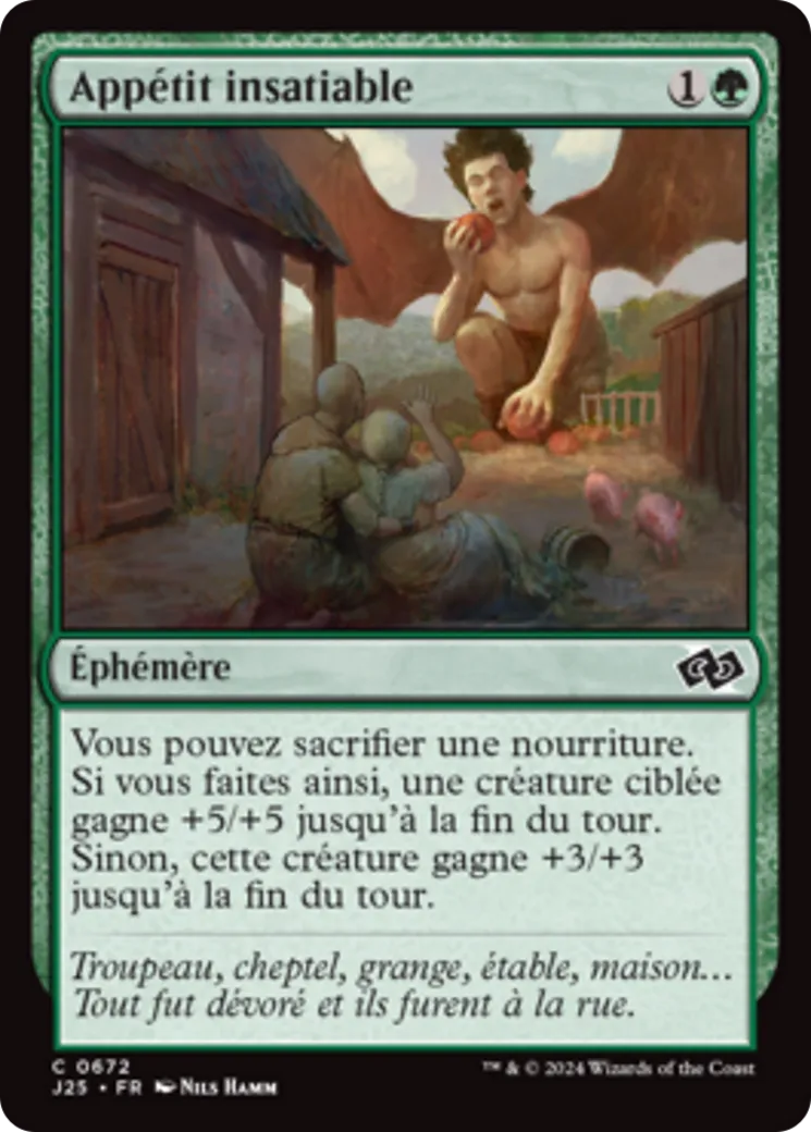 Appétit insatiable — Foundations Jumpstart — Magic: The Gathering