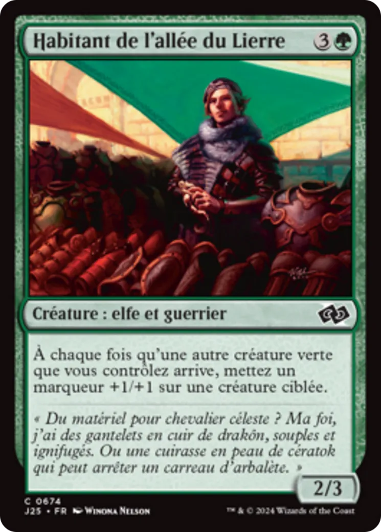 Habitant de l'allée du Lierre — Foundations Jumpstart — Magic: The Gathering