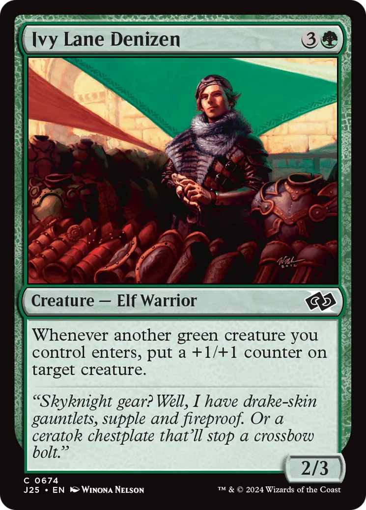 Ivy Lane Denizen — Foundations Jumpstart — Magic: The Gathering