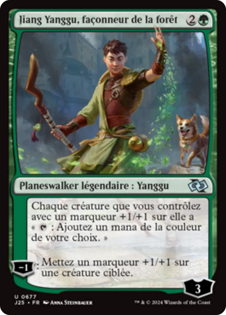 Jiang Yanggu, façonneur de la forêt — Foundations Jumpstart — Magic: The Gathering