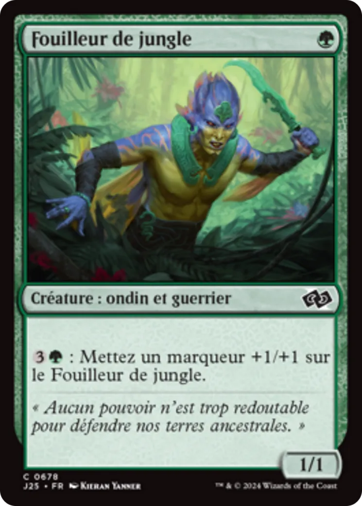 Fouilleur de jungle — Foundations Jumpstart — Magic: The Gathering