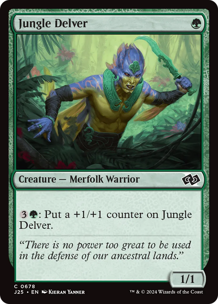 Fouilleur de jungle — Foundations Jumpstart — Magic: The Gathering