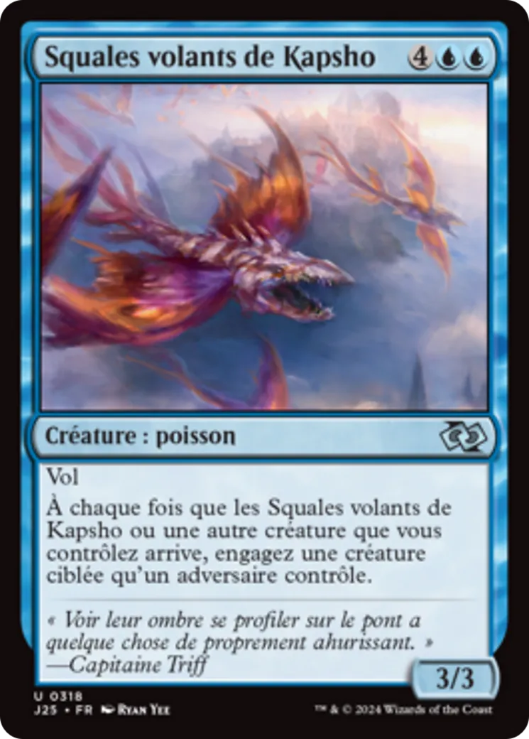 Squales volants de Kapsho — Foundations Jumpstart — Magic: The Gathering