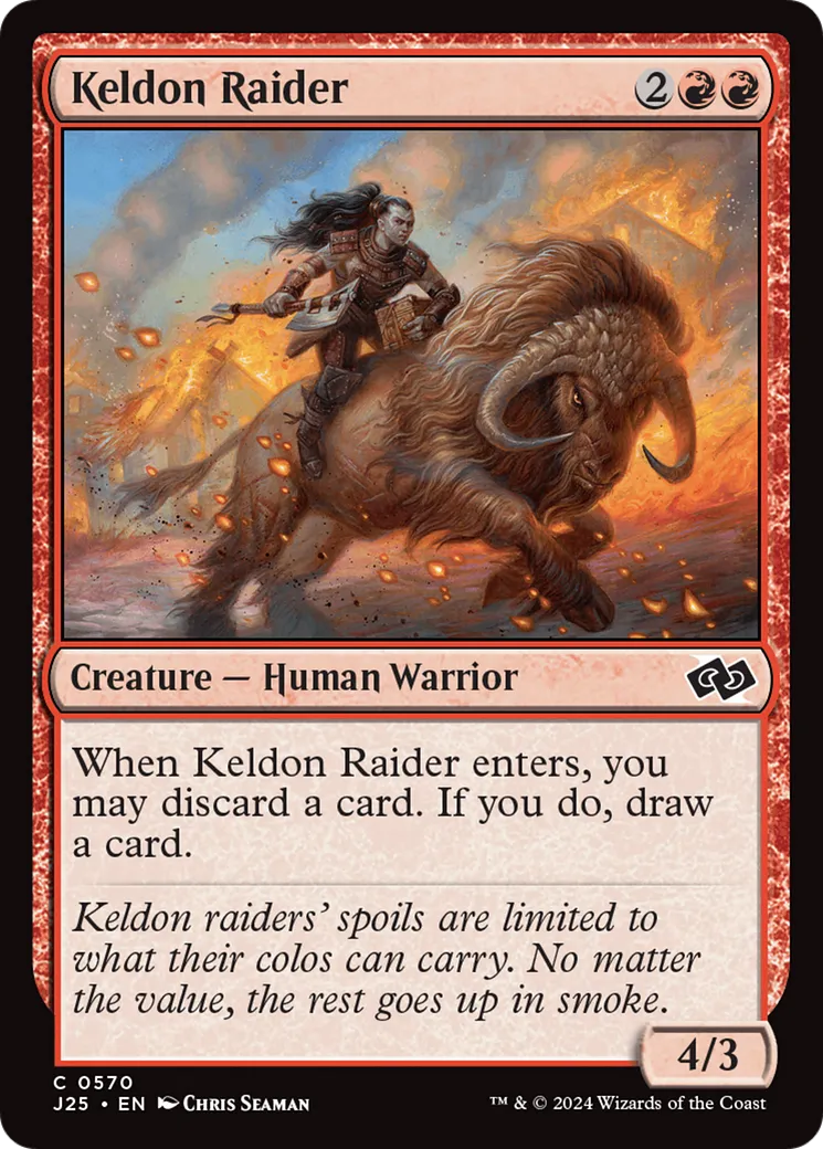 Keldon Raider — Foundations Jumpstart — Magic: The Gathering