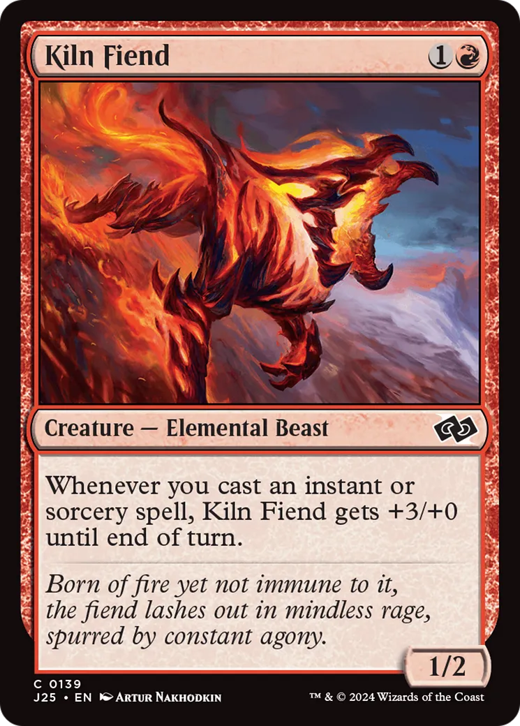 Kiln Fiend — Foundations Jumpstart — Magic: The Gathering