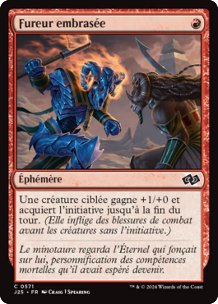 Fureur embrasée — Foundations Jumpstart — Magic: The Gathering