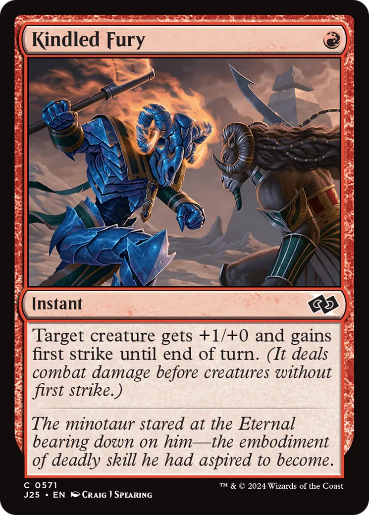 Kindled Fury — Foundations Jumpstart — Magic: The Gathering