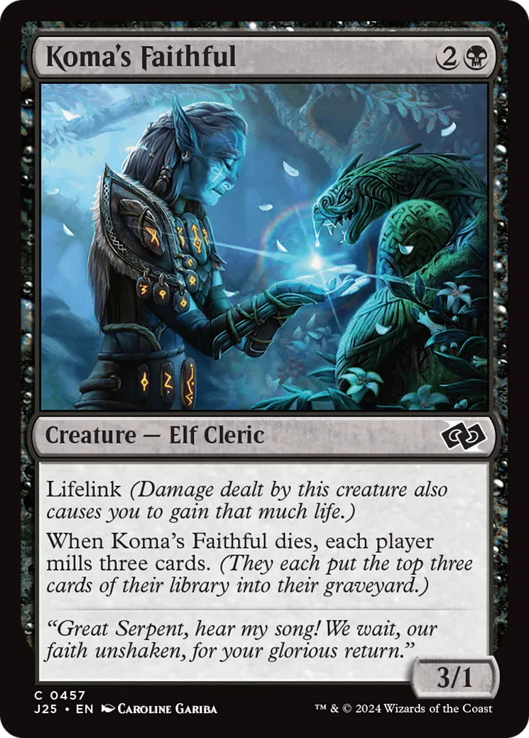 Koma's Faithful — Foundations Jumpstart — Magic: The Gathering