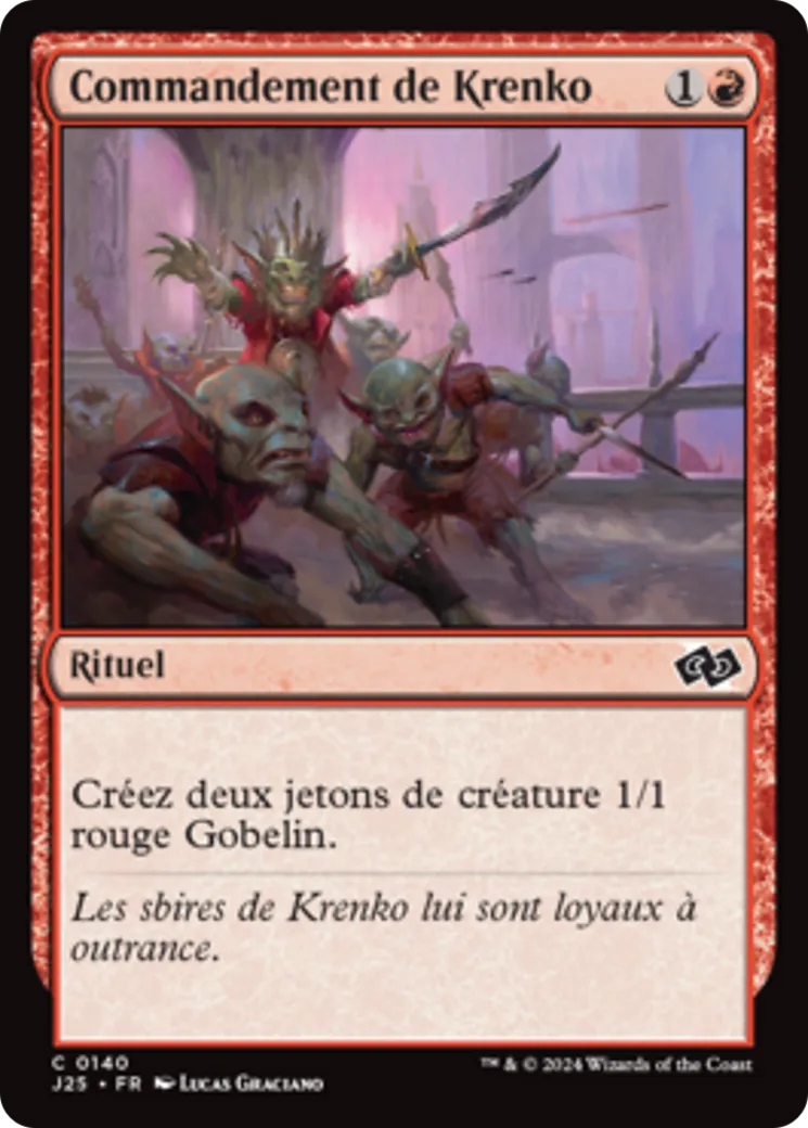 Commandement de Krenko — Foundations Jumpstart — Magic: The Gathering