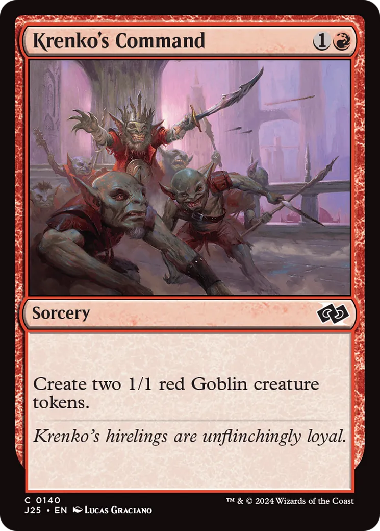 Commandement de Krenko — Foundations Jumpstart — Magic: The Gathering