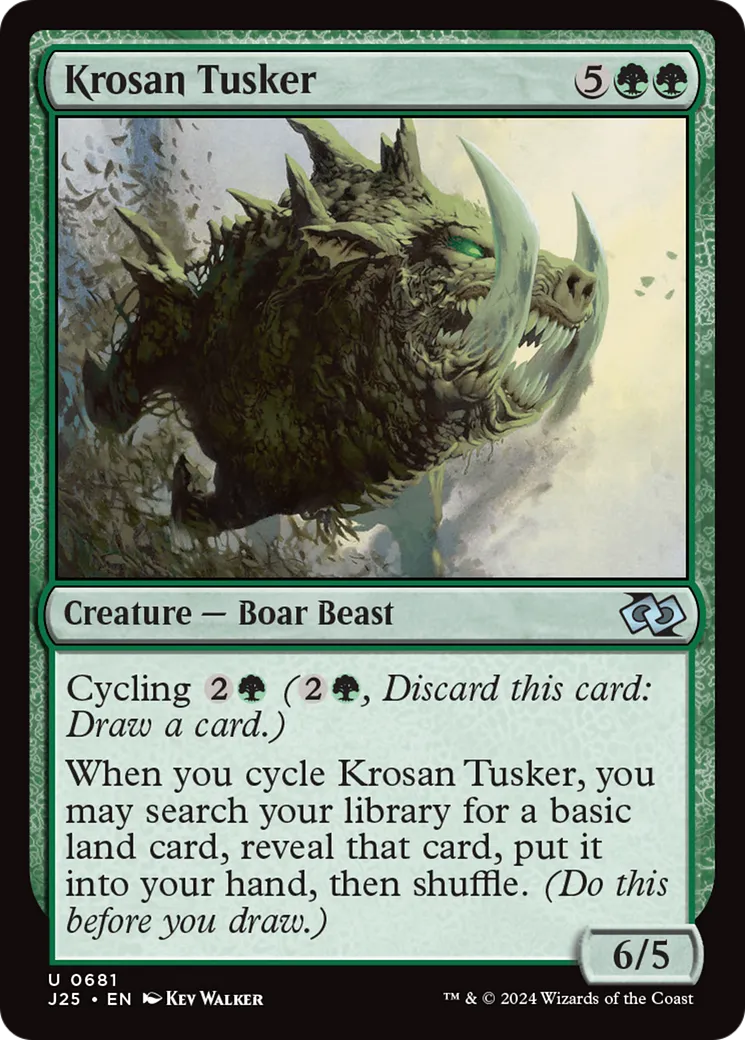 Krosan Tusker — Foundations Jumpstart — Magic: The Gathering