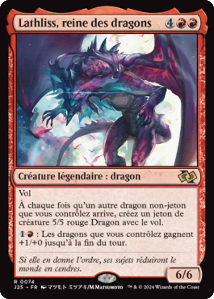 Lathliss, reine des dragons — Foundations Jumpstart — Magic: The Gathering