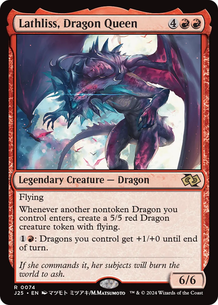 Lathliss, Dragon Queen — Foundations Jumpstart — Magic: The Gathering