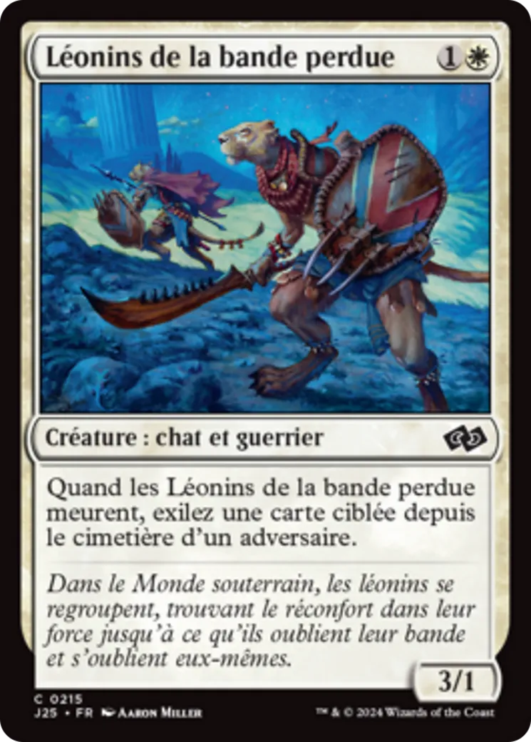 Léonins de la bande perdue — Foundations Jumpstart — Magic: The Gathering